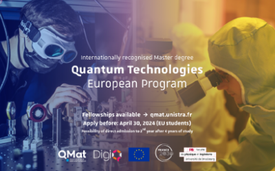 Nouveau master Quantum Technologies, European Program (QTEP) à Strasbourg